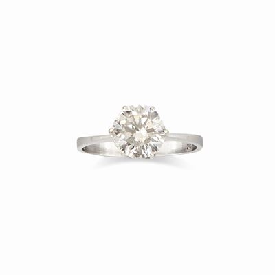 Anello in Oro Bianco 18k e Diamante