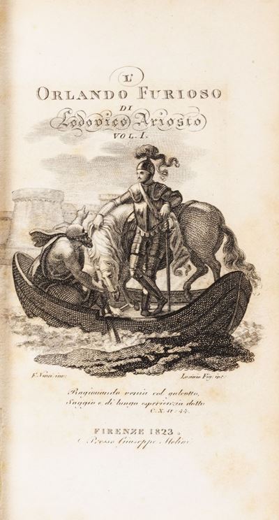 L’Orlando Furioso - Firenze, Giuseppe Molini, 1823, 2 volumi