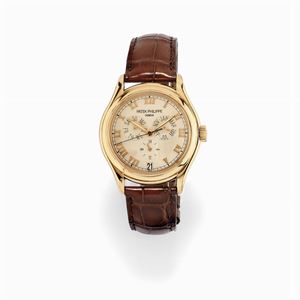 Calendario annuale ref. 5035r in oro rosa 18k