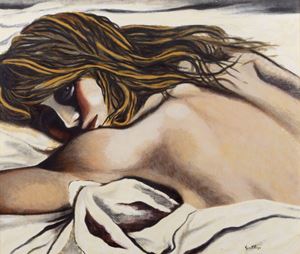 Guttuso Renato - Volto di donna