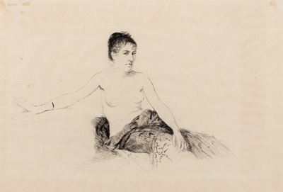Femme Nue a Mi Corps