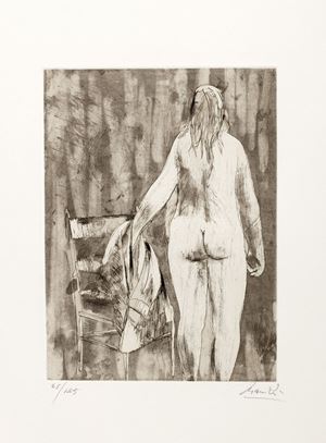 Manzù Giacomo - Nudo di spalle