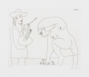Picasso Pablo - Painter and Ninph