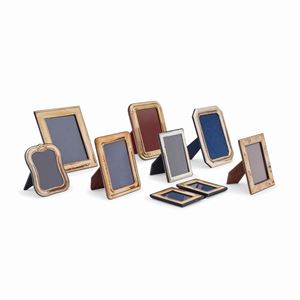  - Eight silver silverframes, 20th century