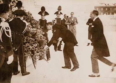 Senza titolo (Altare della Patria, Roma), stampa vintage alla gelatina ai sali d'argento