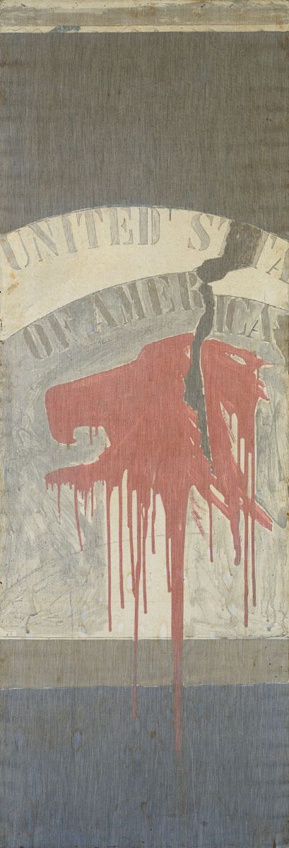 Franco Angeli - United States of America, 1965 - Tecnica mista su tela