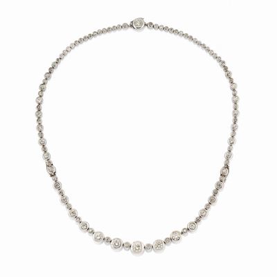 Collana in Platino e Diamanti