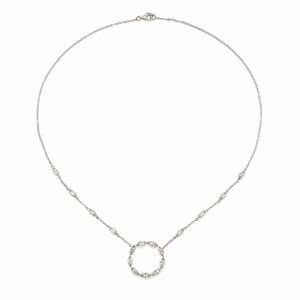  - Collana in oro bianco 18k e diamanti