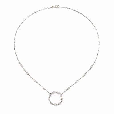 Collana in Oro Bianco 18k e Diamanti