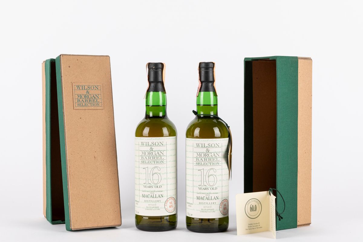 Scozia - Macallan 16 Yo 1980 Wilson & Morgan Barrel Selection Cask Strength (single Cask) (2 Bt)