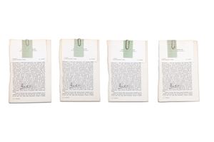Four invitations for L'Attico
