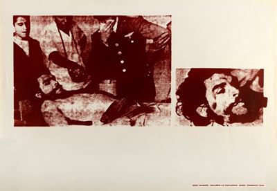 Manifesto per la mostra personale presso la galleria La Tartaruga, 1968, stampa offset