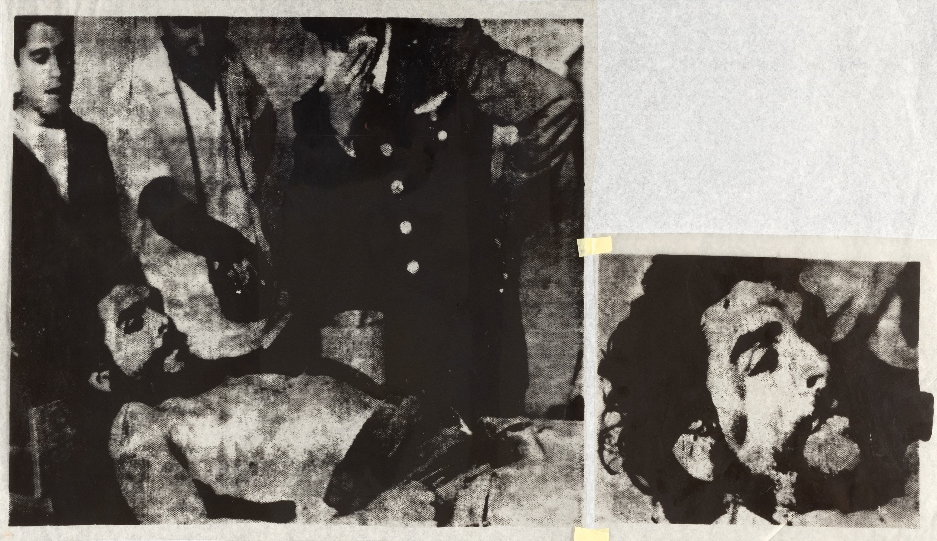 Andy Warhol - Manifesto per la mostra personale presso la galleria La Tartaruga, 1968, stampa off...