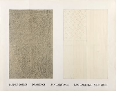 Manifesto per la mostra 'Drawings', stampa offset