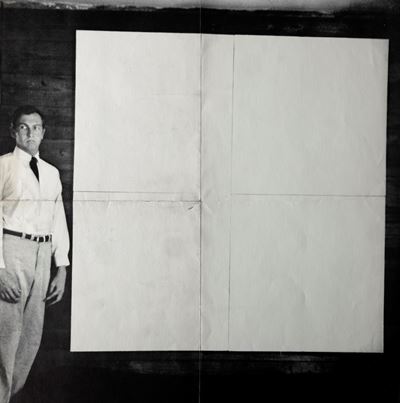 Manifesto per la mostra 'White Paintings', stampa offset