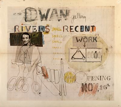 Manifesto per la mostra 'Dwan Gallery' - Stampa offset, 1965