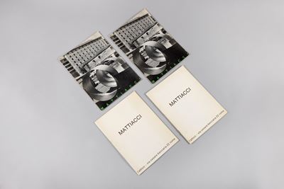 Cataloghi delle mostre personali alla galleria L'Attico, Roma (1968)