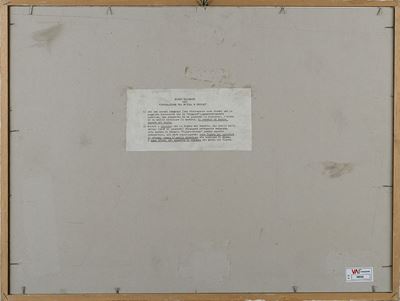 Interazione tra figura e sfondo (1981), matita su carta