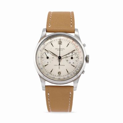 Uni-Compax, Orologio da polso 22492, anni '50, acciaio, cal. 287