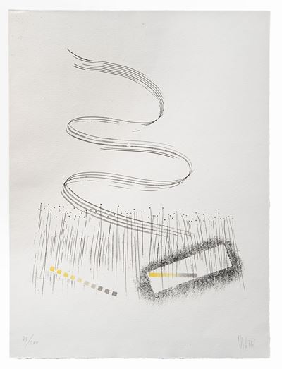 Linee, volume con litografia, 1975