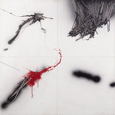 Alfabeto senza fine n°1, olio su tela, 1978