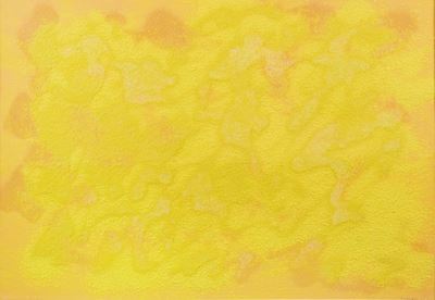 Cangiante arancio, olio e tecnica mista su tela, 1987