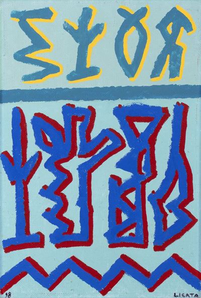Composizione (olio su tela, 1998)