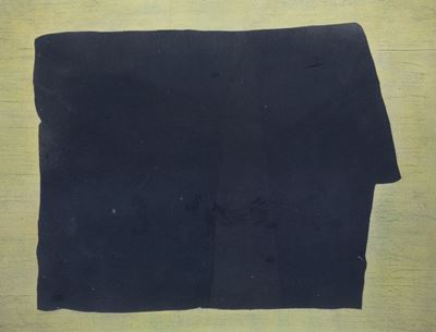 Isola nera, tecnica mista su tela, 1972