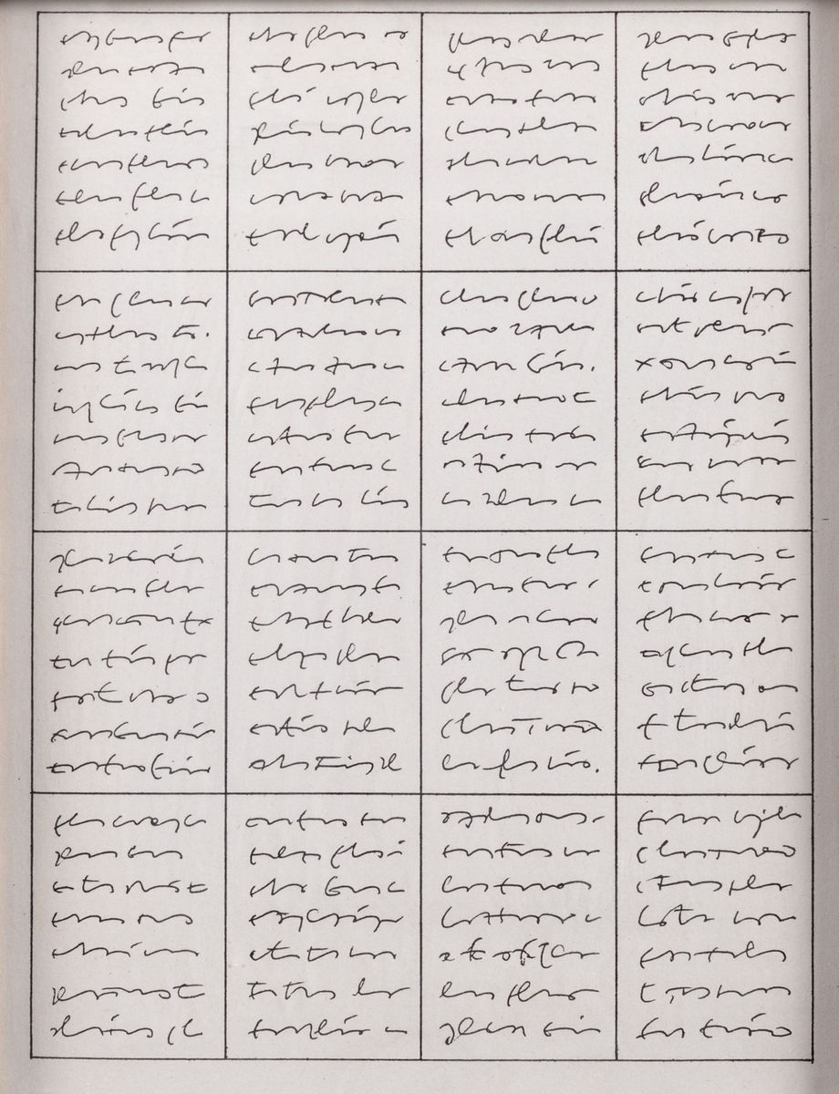 Giulio Paolini - Ennesima (Appunti per la descrizione di 11 disegni datati 1975-'92), inchiostro ...