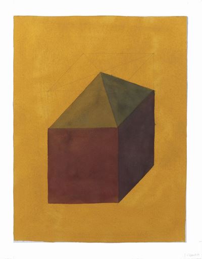 Prisma, tempera su carta, 1989