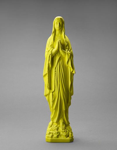 Madonna, gesso dipinto, 1982