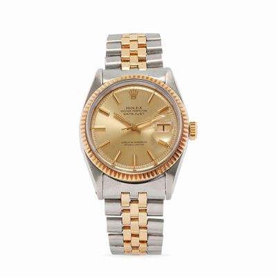 Datejust 1601/3, anni ‘60, cassa in acciaio e lunetta in oro 18k