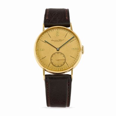 Cassa rotonda in oro 14K, Orologio solotempo anni '40