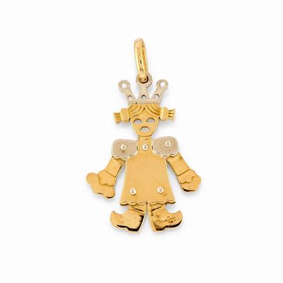 Pendente in Oro Bicolore 18k
