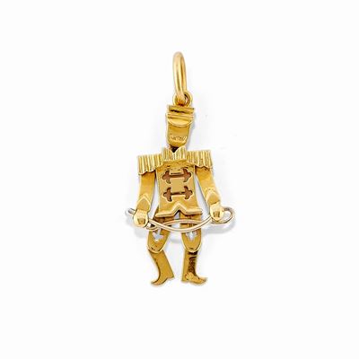 Pendente in Oro Bicolore 18k