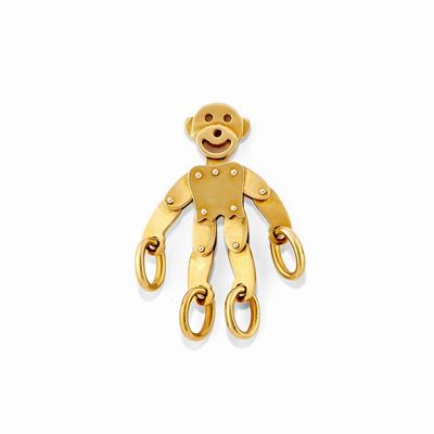 Pendente in Oro Bicolore 18k