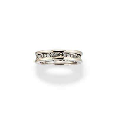 Anello in Oro Bianco 18k e Diamanti