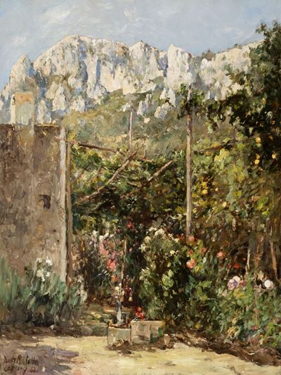 Capri, Vista del Monte Solaro da Matermania