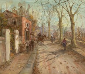 Naples, road to the Vomero