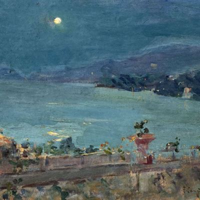 Rapallo, Notturno da una Terrazza sul Mare