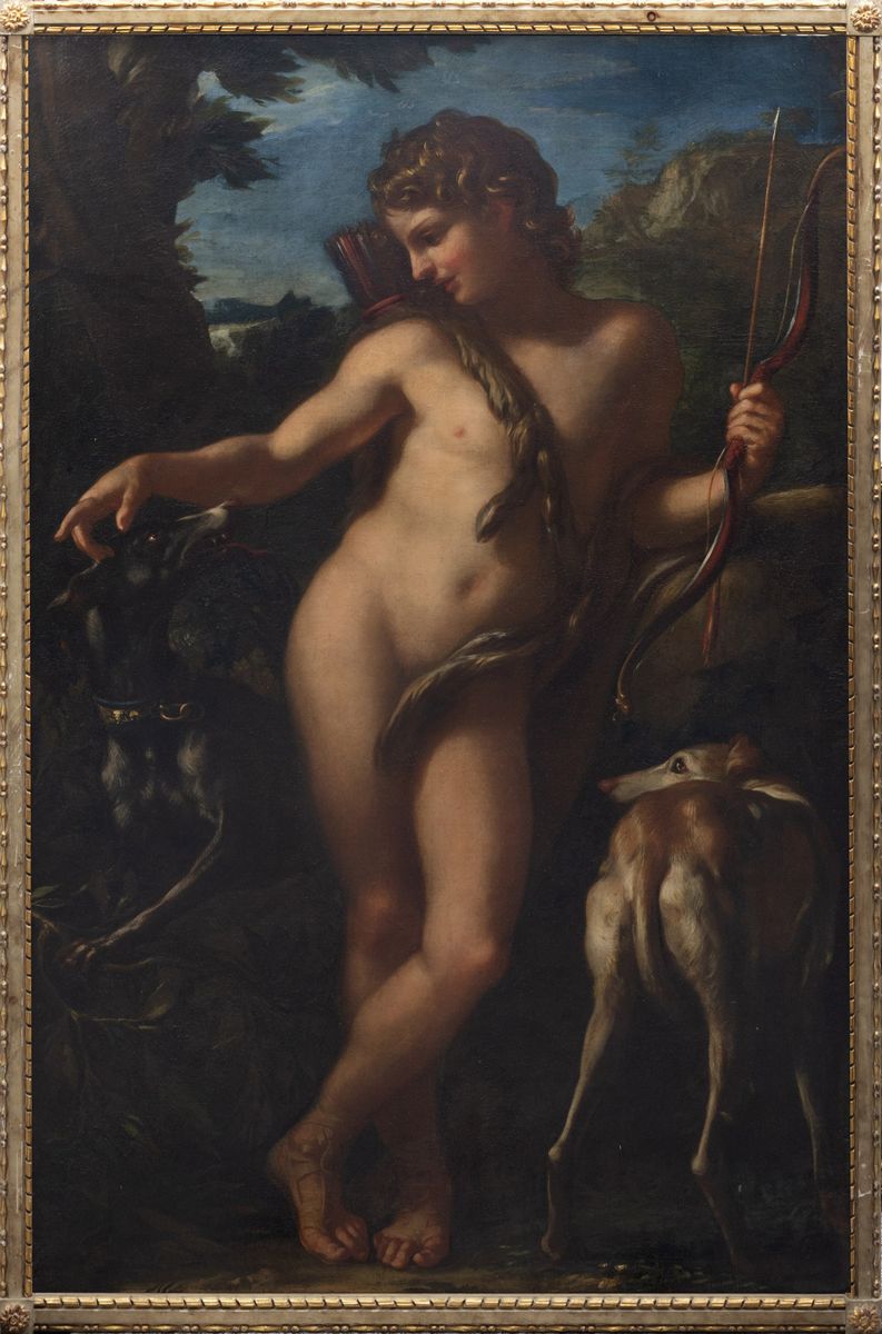 Domenico Parodi - Adone, olio su tela, cm 191 x 123