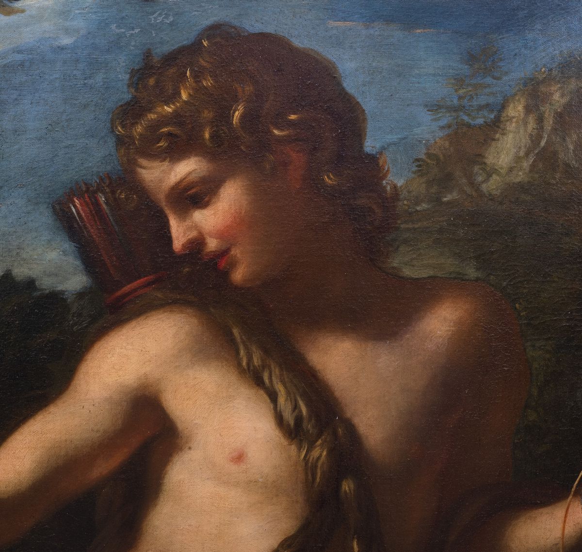 Domenico Parodi - Adone, olio su tela, cm 191 x 123