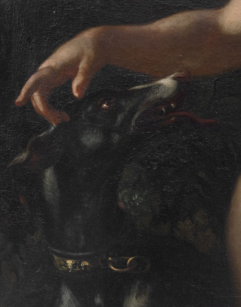 Domenico Parodi - Adone, olio su tela, cm 191 x 123