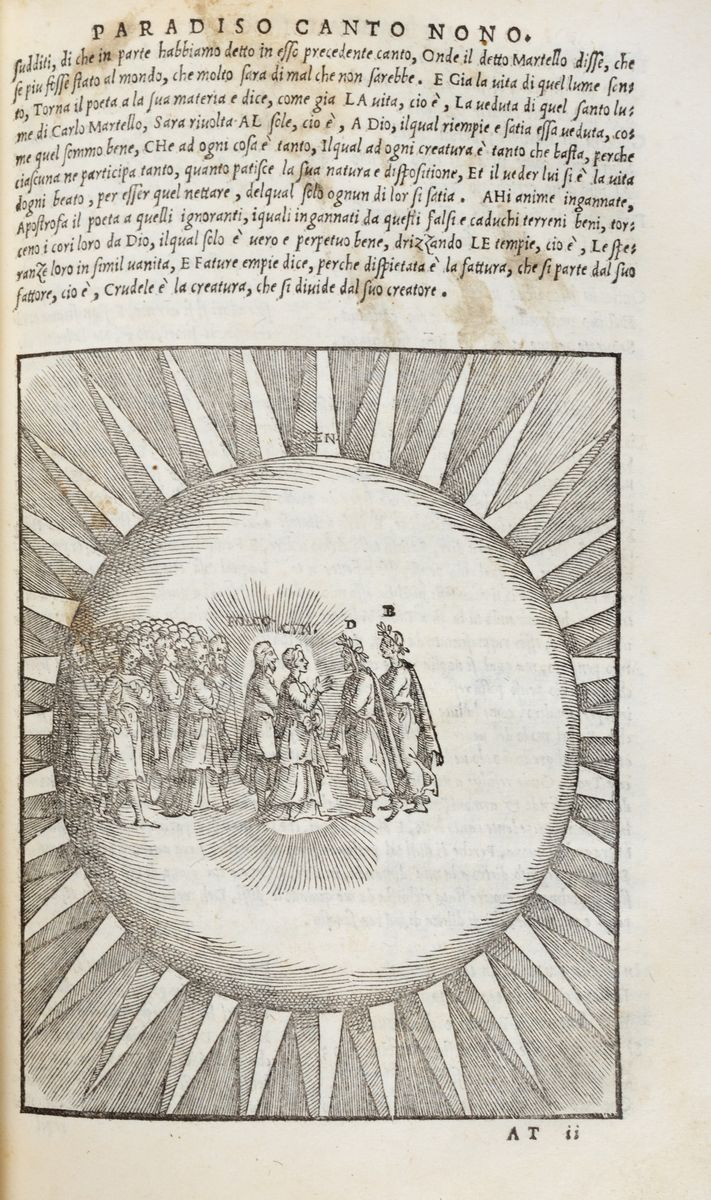 Dante Alighieri - La comedia di Dante Aligieri con la noua espositione di Alessandro Vellutello, ...