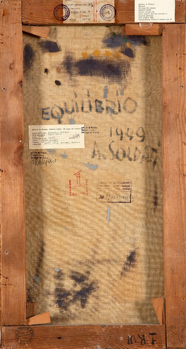 Atanasio Soldati - Equilibrio, olio su tela, 1949