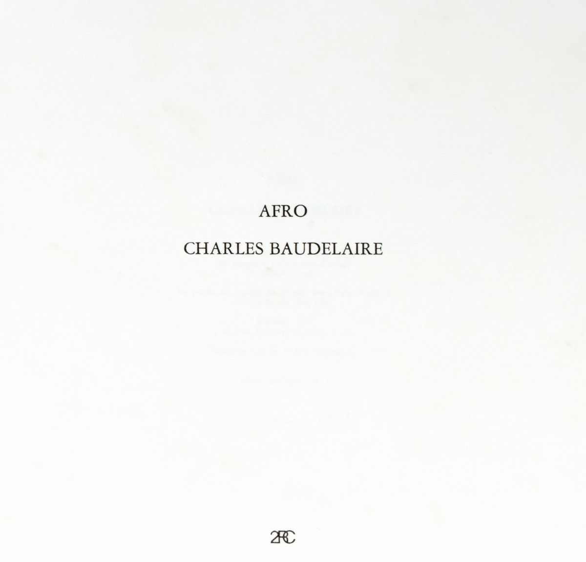 Afro - Fleurs Du Mal