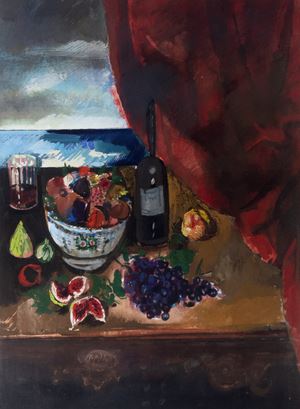 Still life with grapes