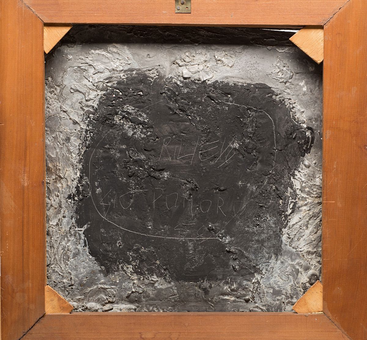 Gio' Pomodoro - Rilievo 1958, lastra di piombo