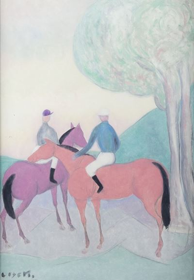 Fantini, olio su tela, 1972