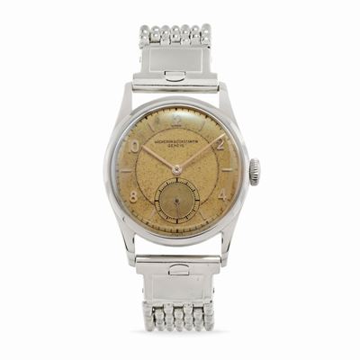Orologio Vacheron Constantin, Cassa rotonda in acciaio, Anni '40
